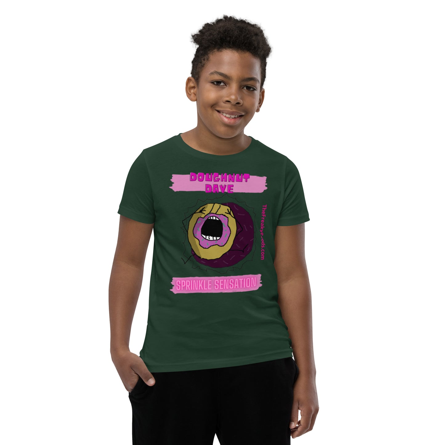 Doughnut Dave - Youth Short Sleeve T-Shirt