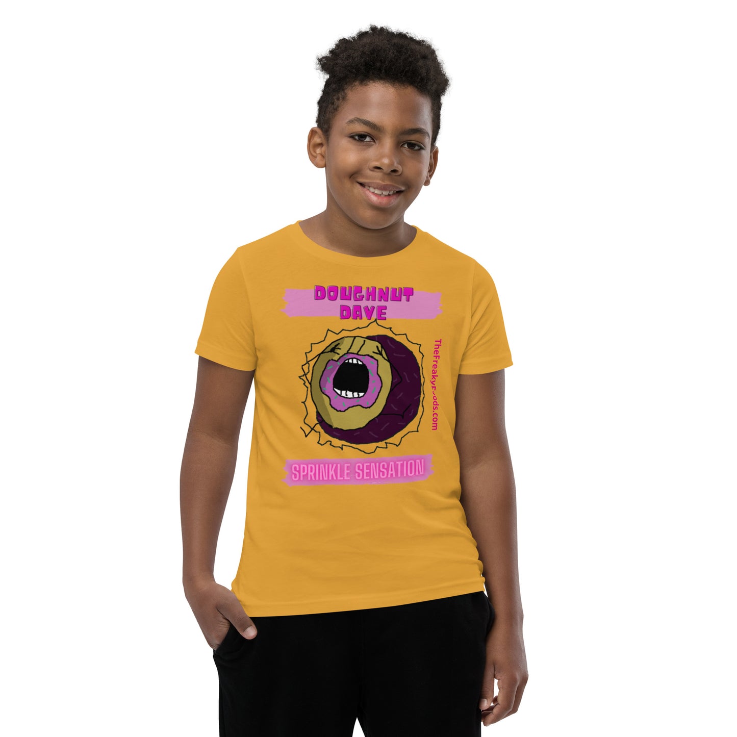 Doughnut Dave - Youth Short Sleeve T-Shirt